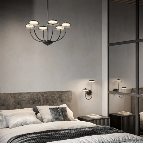 Бра Eurosvet Fungo 50388/2 LED черный (220V)