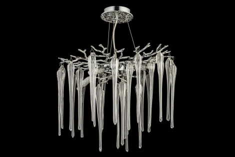 Подвесная люстра Dio D`arte Tavenna Nickel Tavenna H 1.5.46.101 N (220V, хрусталь, на тросе)