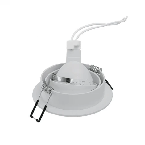 Встраиваемый светильник под лампу GU5.3 белый Wolta Alto WDL-GU5.3/01W-R