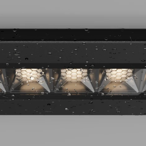 Встраиваемый уличный LED линейный светильник IP65 Maytoni Ghost O488DL-L12GF4K (220V)
