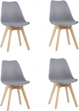 Стул Stool Group FRANKFURT NEW серый 4 шт УТ000037637