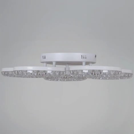 Потолочная люстра светодиодная на штанге с пультом регулировкой цветовой температуры, яркости и ночным режимом Reluce 09847-0.3-05A WH