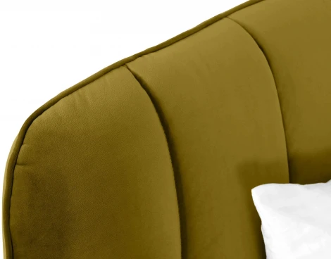 Кровать Amsterdam ОГОГО (арт.831269), (Велюр/Оливковый)