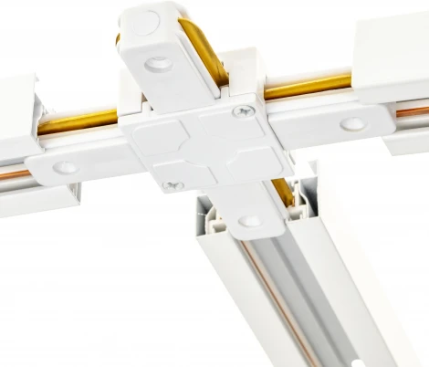Коннектор Х-образный жесткий пластик/медь белый Ritter Artline 59749 4