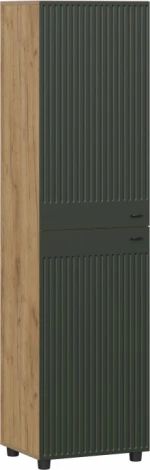 Шкаф Эдолина глухой (Эдолина дуб золотой / олива софт) Woodville арт.582105