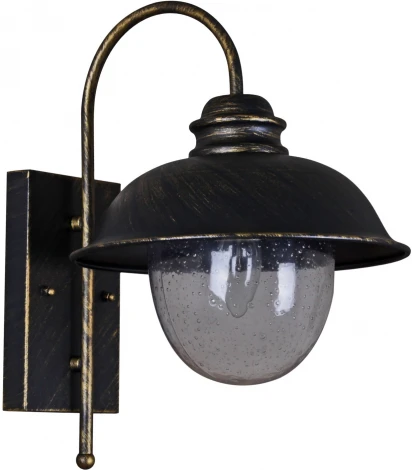 Настенный фонарь уличный Reluce 08300-9.2-001SJ BKG (220V, фонарь, IP54)