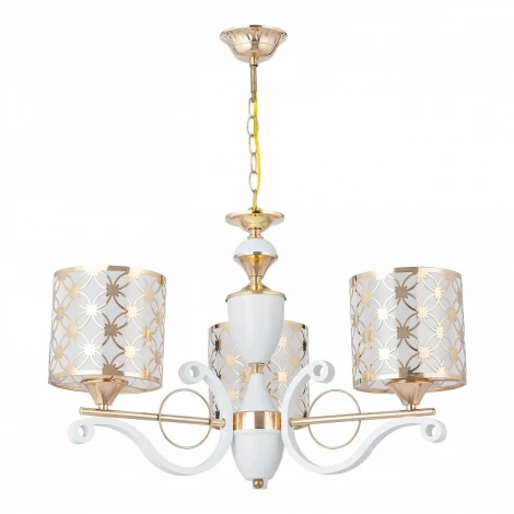 Подвесная люстра Arte Milano Florentia-3097 303097/3 Wh/Gd (220V, на цепи)