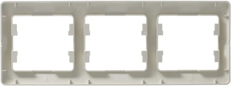 Рамка на 3 поста (бежевый) Systeme Electric GSL000203
