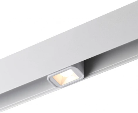 Трековый светильник для низковольтного шинопровода Novotech Flum 359512 белый LED 3W 48V 3000K