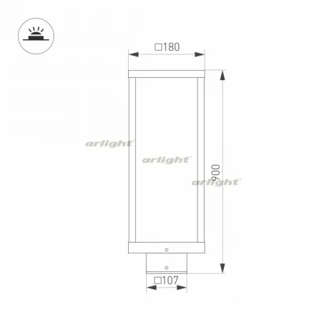 Наземный светильник Arlight Cub 021805