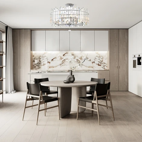 Потолочная люстра на штанге Arte Milano Sorrento-2409 372409/8/100/570 CR (220V)