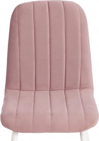 Обеденный стул Tetchair ARC (Велюр,Металл /Пыльно-розовый,Белый) 19939