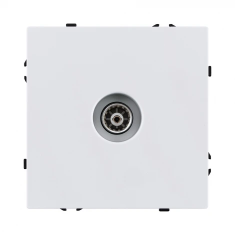 Розетка спутниковая SAT белый глянцевый Kollinger Eclipse EC-021WG