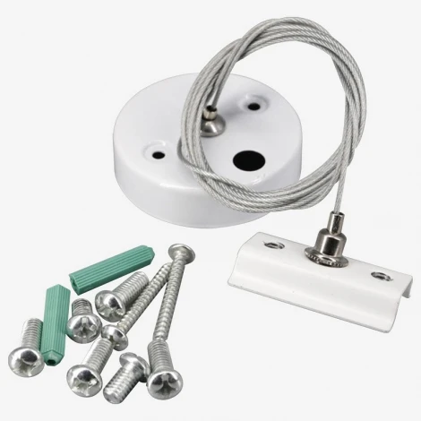 Подвесной комплект для накладного однофазного шинопровода Hesby Lighting Skylite HSBL_0035 (220V, на тросе)