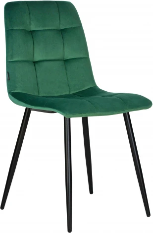 Стул обеденный DOBRIN CHILLY (Темно-зеленый Holland 30, основание черное)