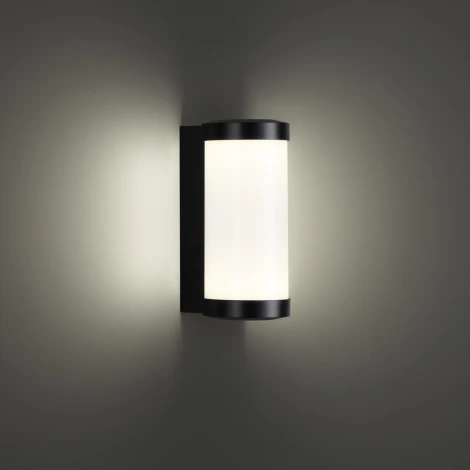 Настенный светильник уличный Novotech Opal 359300 STREET черный IP65 LED 6W 4000K 220V (круглые)