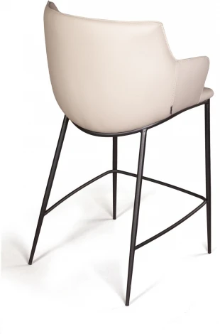 Стул полубарный Top Concept Sofia, экокожа soft-touch, серый