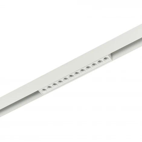 Трековый магнитный светодиодный светильник 12W 48V MyFar ФлоуПоинт MT0211-12W3K-W