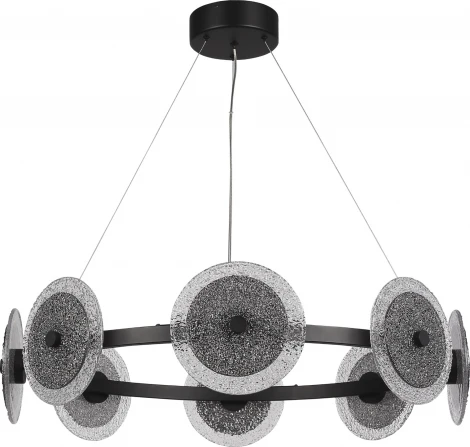 Подвесной светильник ST Luce Alumno SL6142.443.01 черный/дымчатый LED 1*44W 4000K (220V, на тросе)