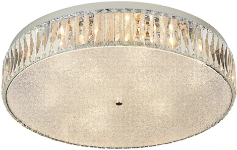 Потолочная люстра Newport 8240 8249/PL chrome (220V, хрусталь, круглые)