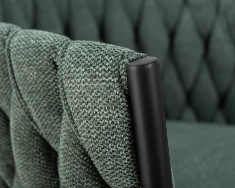 Набор 2 шт стул барный DOBRIN LEON (зеленая ткань (LAR 275-23))