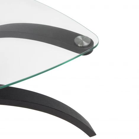 Стол журнальный Гурон 3 чёрный матовый Mebelik 009650