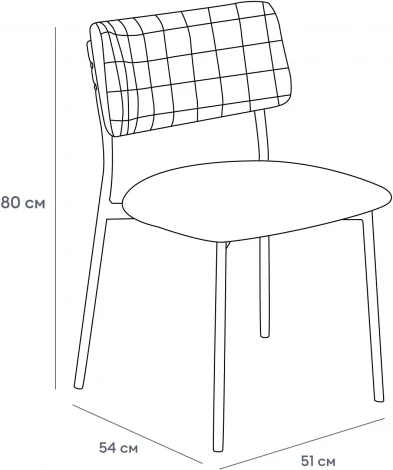 Обеденный стул Youdi ОГОГО Обстановочка! (Рогожка,Экокожа/Коричневый,Серый) арт.930820