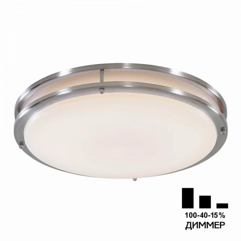 Настенно-потолочный светильник Citilux Бостон CL709501N (LED, 220V, диммер, круглые, IP44)