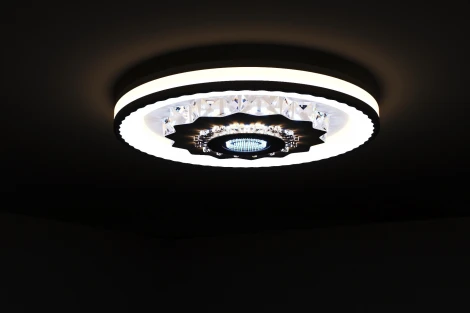 Потолочная люстра светодиодная с ДУ Ritter Crystal 3D 52368 0