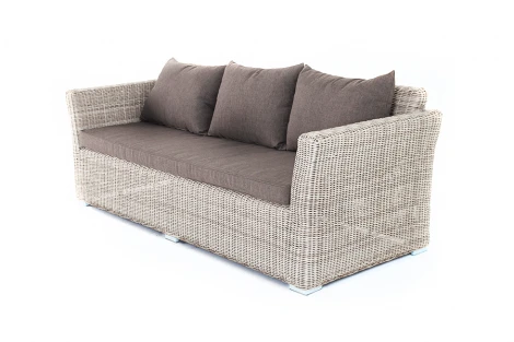 Диван из искусственного ротанга трехместный, цвет бежевый 4SIS Капучино YH-C3130W-3 beige