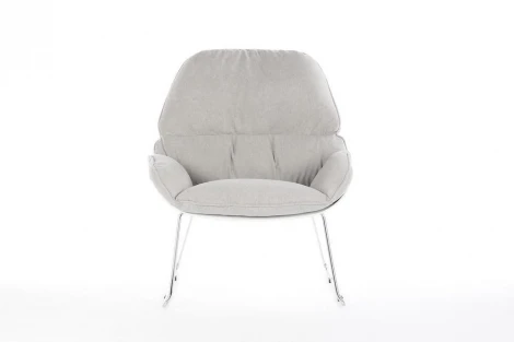 Кресло Bay Светло-серая ткань