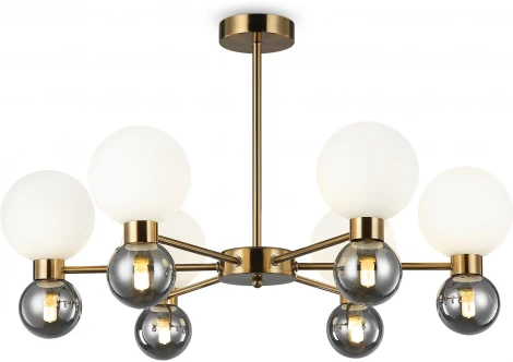 Потолочная люстра на штанге Freya Bony FR5394CL-12BS (220V, шарики)