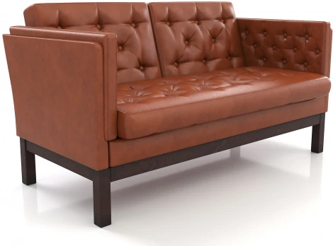 Диван Arsko Айверс М венге оранжевый кожзам