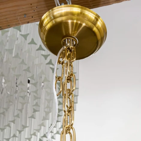 Подвесной светильник Dunkirk L28506 (220V, хрусталь K9, на цепи, шар)