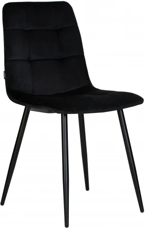 Стул обеденный CHILLY (Черный Holland 75, основание черное)