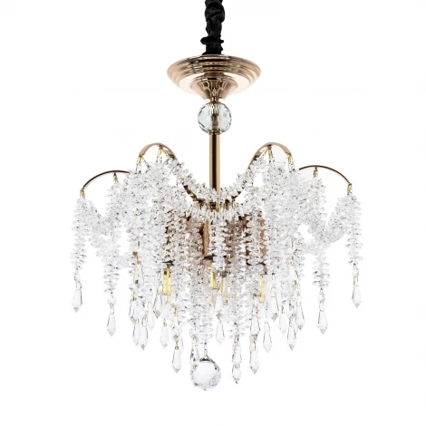 Подвесная люстра хрустальная Modelux MODELUX ML.855.8 GD