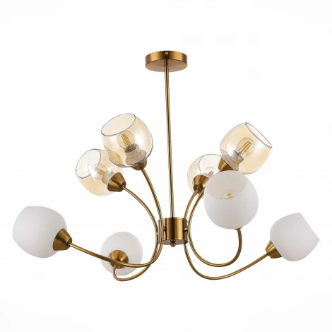 Потолочная люстра на штанге Tratti SLE1136-302-08 Evoluce