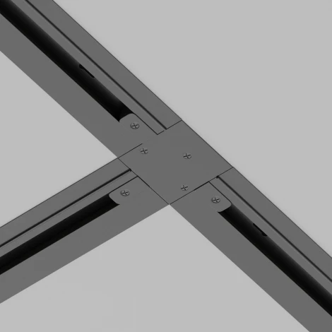 Коннектор Т-образный Unity встраиваемый черный (однофазный) Maytoni Technical TRA002CT-11B