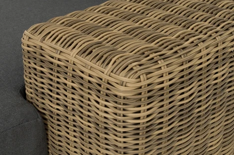 "Капри" кушетка из искусственного ротанга, цвет соломенный 4SIS арт.УТ-00009388