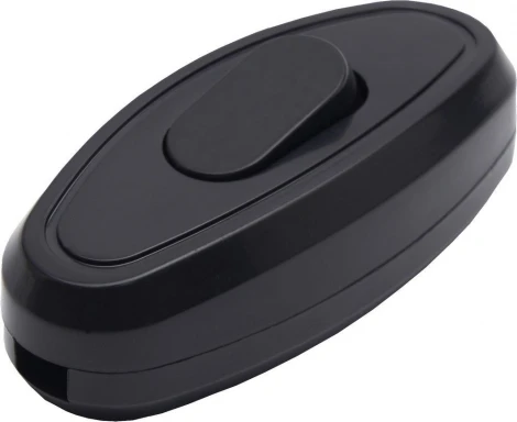 Выключатель на провод (черный) Stekker 39003