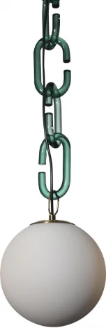 Подвесной светильник Loft It Chain 10128P Green (220V, на цепи, шар)