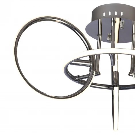 Потолочная люстра Mantra Aros 5756 (регулировка яркости, LED, 220V, диммер, пульт управления, кольцо)