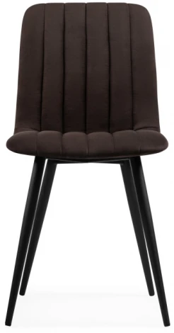 Стул Notta на металлокаркасе Дани коричневый / черный 560287