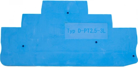 Торцевая заглушка для ЗНИ (синий) Stekker 49279