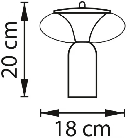 Настольная лампа LED Lightstar Palermo 612917 (220V, выключатель)