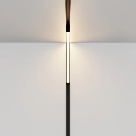 Трековый угловой светильник светодиодный магнитный 48V 24W Maytoni Technical Basis TR102-24W-DS-B