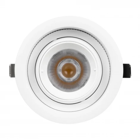 Встраиваемый светильник светодиодный MS-VORTEX-BUILT-R110-20W Warm3000 (WH-WH, 40 deg, 230V) (Arlight, IP20 Металл) 056566