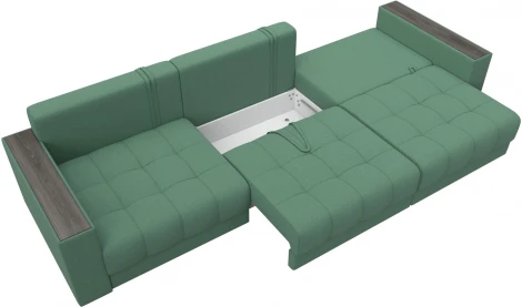 Диван прямой с декором Лига-049 НПБ Лонг Лига Диванов (Рогожка) арт.128420