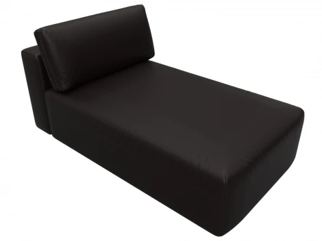 Модуль канапе Лига-060 НПБ (ЛДСП,Брус,Фанера/Пластик/Экокожа/Коричневый) Лига Диванов 130077