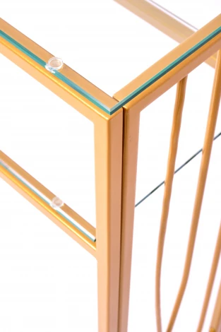 Консольный стол AllConsoles 1122-CG clear золотой